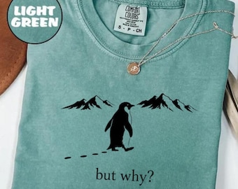 Comfort Colors Penguin T-Shirt, Nihilist Meme Tee