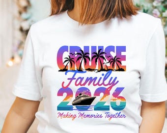 Cruise Squad 2026 Family Matching Shirt: Group Vacation Memory Maker