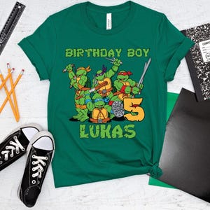Ninja Turtles Birthday shirt | Ninja Turtles shirt | Custom Turtle Birthday Party Shirts | Turtles | Ninja Turtle tshirt | Turtles Shirt