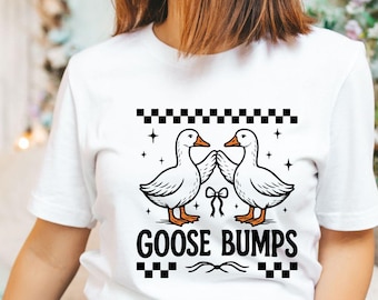 Goose Bumps Graphic Tee, Funny Pun Shirt, Animal Lover Gift