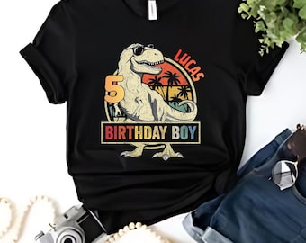 Dinosaur Birthday Boy Shirt – Colorful Dragon Kids Outfit