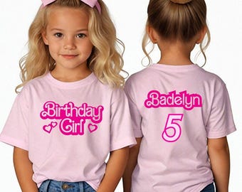 Birthday Girl Squad Shirt, Custom Party Tank Top