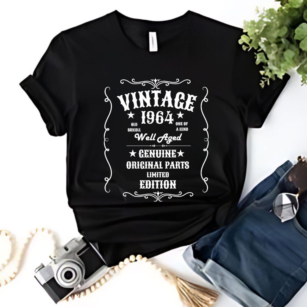 Vintage 1964 Shirt,original Parts Shirt, Well Aged 1964 Tee