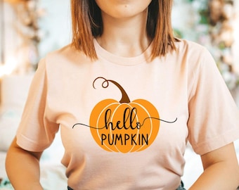Hello pumpkin shirt,Thanksgiving shirt, Thanksgiving Family shirt, Happy Thanksgiving, Thanksgiving T-shirt,comfort colors