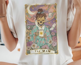 Spiritual Tarot Mom Shirt: Witchy Halloween Tee