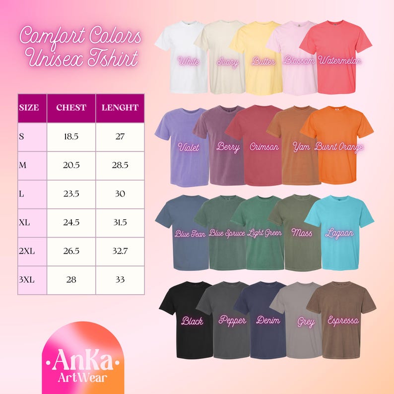Custom Comfort Colors T-Shirt Sweatshirt: Personalized Crewneck image 11