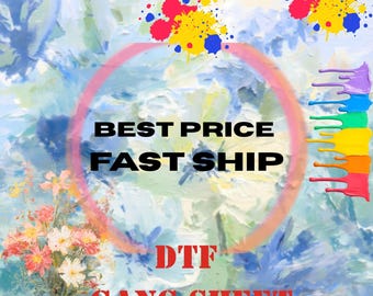 Custom DTF Gang Sheet – Full Color Ready to Press Transfers