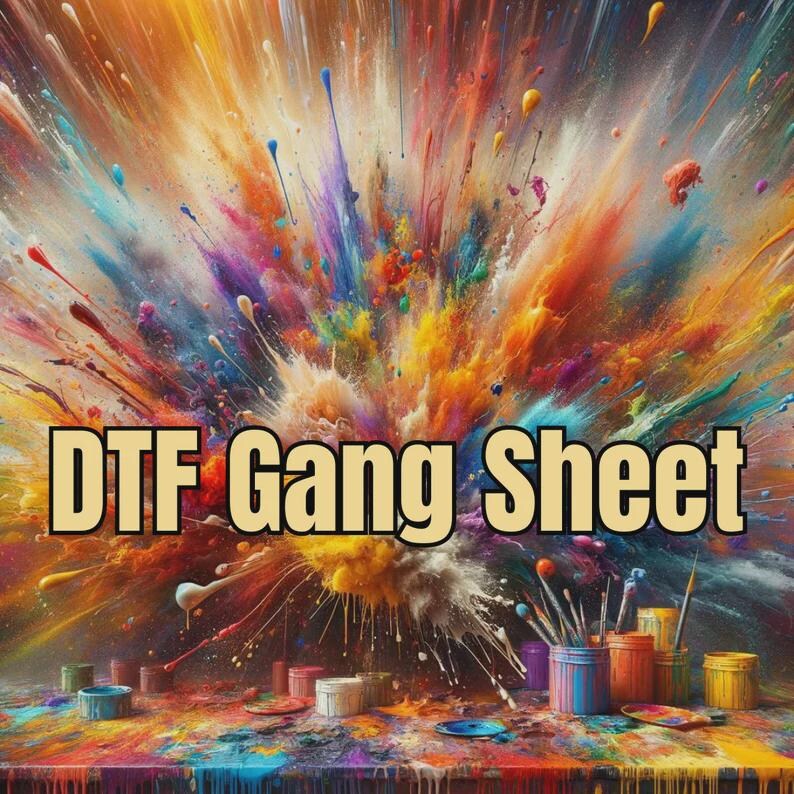 Custom DTF Gang Sheet – Full Color Ready to Press Transfers - Etsy