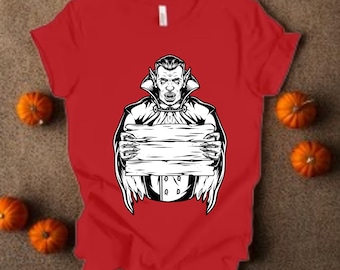 Dracula Graphic T-Shirt | Vintage Vampire Halloween Tee