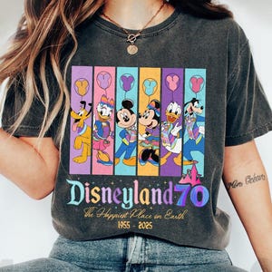 Disneyland 70th anniversary 1955-2025 shirt, 70 years of magic shirt, Disneyland family vacation 2025 shirt, Platinum celebration Tee