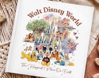 Hardcover Book Walt Disney World, Disney Autograph Book, Softcover Book, Coloring Book, Custom Memory Book, Birthday Autograph Book