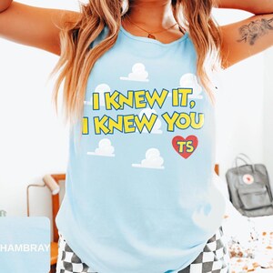 Vintage I Knew It I Knew You Comfort Colors Tank Top, TS and Toy Story 5 Friendship Tank Top, Disneyland Toy Story Tank Top, Summer Tank Top image 7