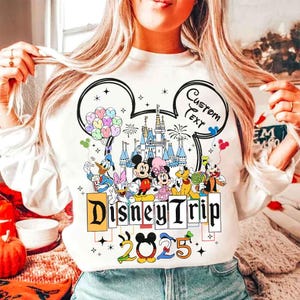 Personalized Family Trip 2025 Shirt Design, Family Vacation Outfit Shirt, Disneyland Matching Tee, Disney Family Trip 2025,Disneyworld Shirt