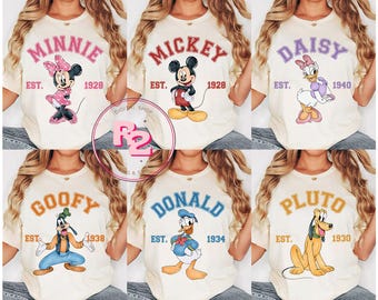 Mickey and Friends Disney Trip 2025 Shirt, WDW Disneyland Castle Family Vacation 2025, Disney Girl Trip, Magic Kingdom, Disney Group Shirt