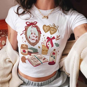 Beauty and the Beast Crop Tops - Etsy
