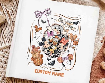Personalized Hardcover Photo Book Mickey's Not So Scary Halloween,  Disney Autograph Book, Softcover Book, Coloring Book, Custom Memory Book