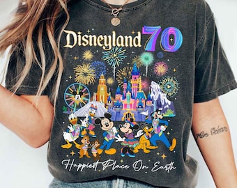 Disneyland 70th Anniversary Shirt, Disneyland Resort T-Shirt, Anniversary 1955-2025 shirt, WDW Family Shirt, Mickey&Co Shirt, Magic Kingdom