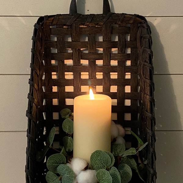 Primitive Sconce Basket