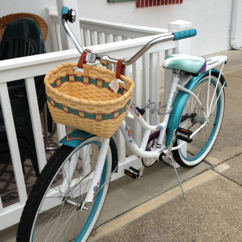 Bicycle Basket Customized Colors Etsy