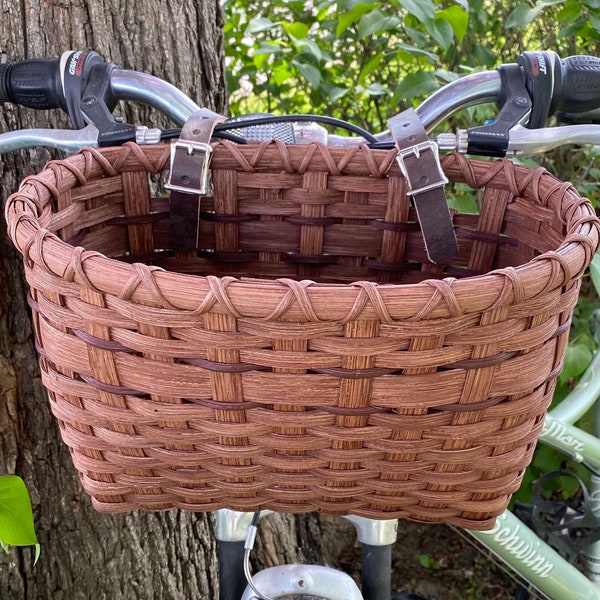 Bicycle Basket - Aged Burgundy