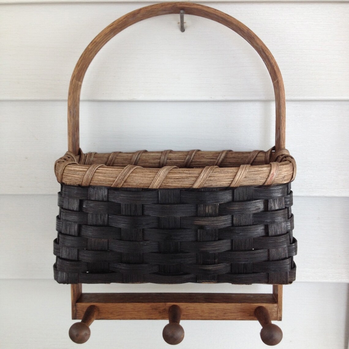 Pegged Key Basket Etsy