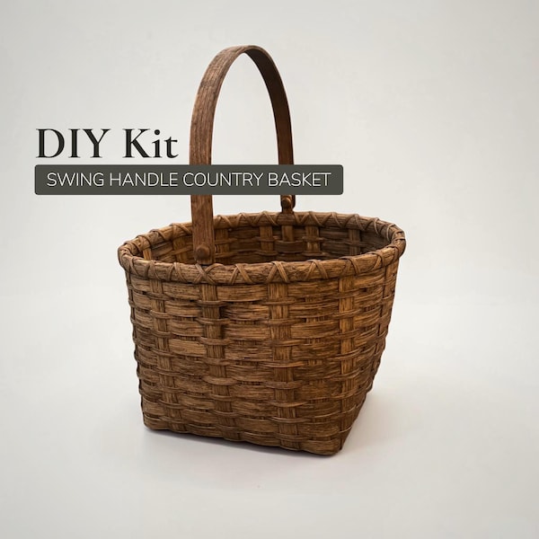 DIY KIT - Swing-Handled Country Basketweaving Kit