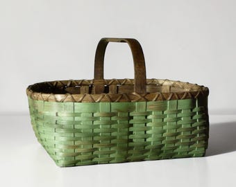 Painted Market Basket