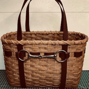 Equestrian Tote Basket