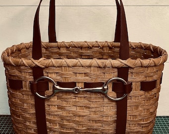 Equestrian Tote Basket