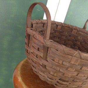 Footed Wool Basket