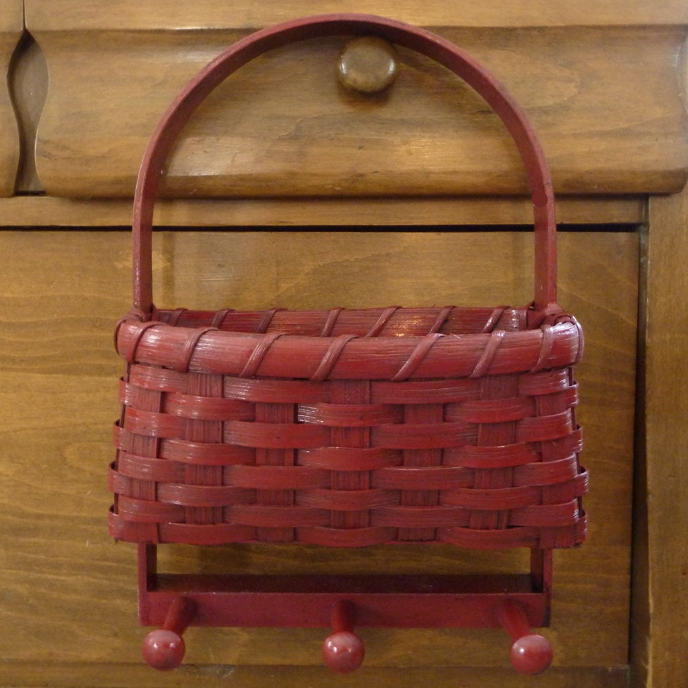 Pegged Key Basket Etsy