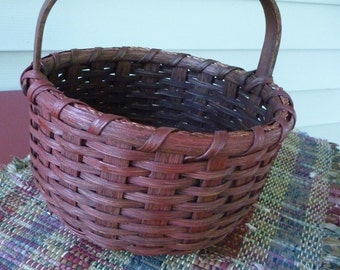 Little Red Round Basket