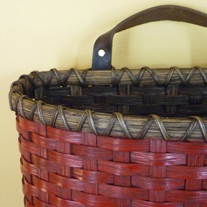 Large Painted Mail Basket