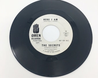 Vintage The Secrets Record - I Feel A Thrill Coming On/Here I Am - RARE 7" Vinyl