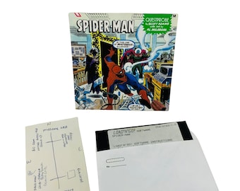 Load N Go Spider Man Commodore 64 Floppy Disk Computer Game UNTESTED