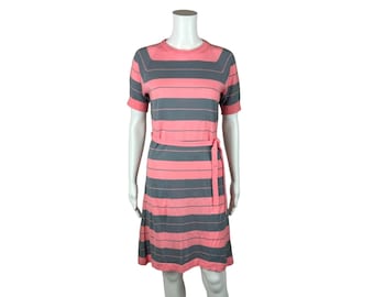 Vintage Eliza J Striped Sweater Dress, Pink & Gray, Size S - Etsy Vintage Eliza J Striped Sweater Dress, Pink & Gray, Size S - Etsy