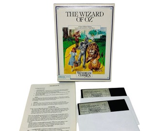 The Wizard of OZ Windham Classics Commodore 64/128 Computer Game Floppy Disk AS IS
