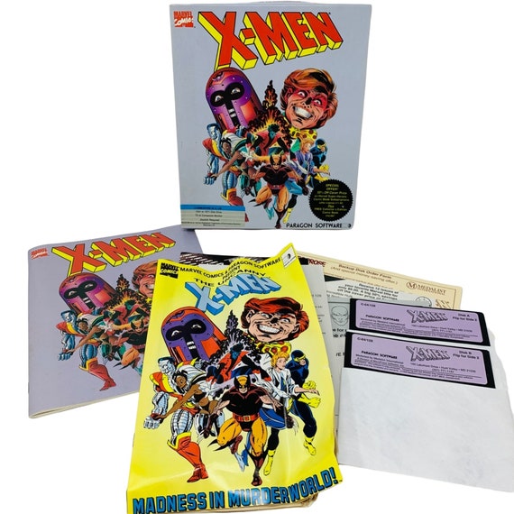 Marvel Comics X-men Madness in Murderworld Commodore 64/128