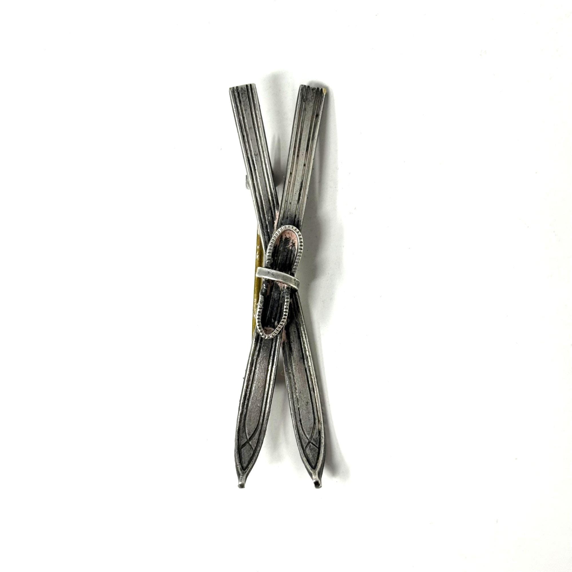 Vintage ski brooch - Etsy 日本
