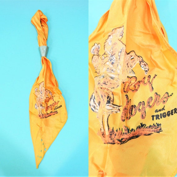 Vintage 1950s Roy Rogers Necktie | Trigger Costume