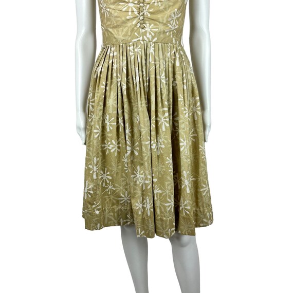 Vintage 1950s Dress Women's XXS Atomic Starbursts… - image 7