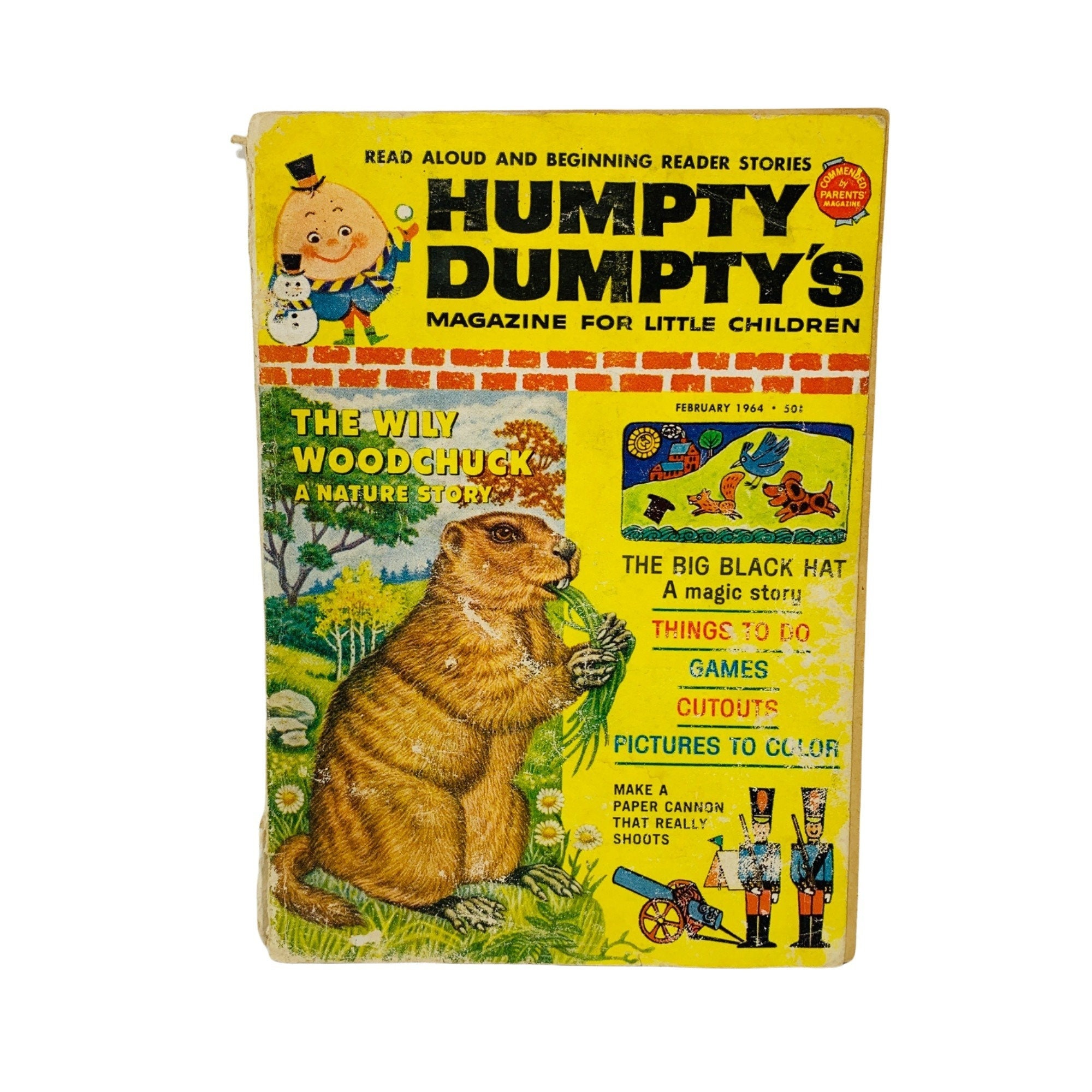 Vintage Humpty Dumpty's Magazine For Little Children February 1964