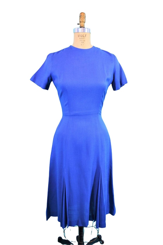 blue dress for baby girl Cobalt Blue Mini Dress – P. Elyse Boutique main image 1
