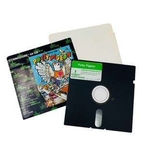 Potty Pigeon Celery Software Commodore 64/128 Floppy Disk Computer Game UNTESTED