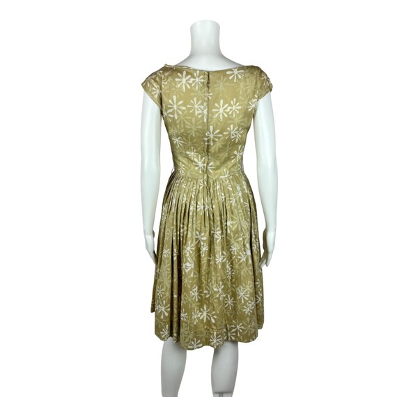 Vintage 1950s Dress Women's XXS Atomic Starbursts… - image 9