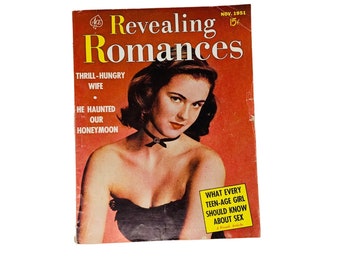 Vintage Revealing Romances Magazine November 1951