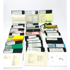 Commodore Files Games Blanks Floppy Disk Mixed Lot | Assortment of 37 AS IS