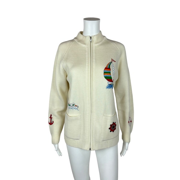 Velvet Nilly Vintage Fleece Zip Up Top - Beach main image 0