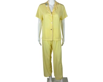 Vintage 60s 70s JC Penney Pajama Set, Vintage Sleepwear, Night