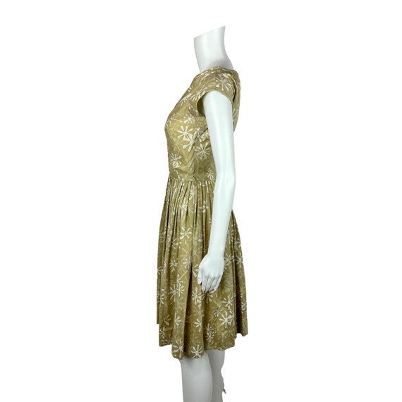 Vintage 1950s Dress Women's XXS Atomic Starbursts… - image 8